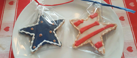 Fourth of July Star Cookies