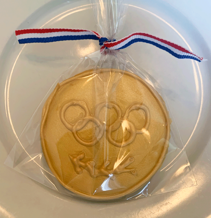 Gold Medal Birthday Cookies