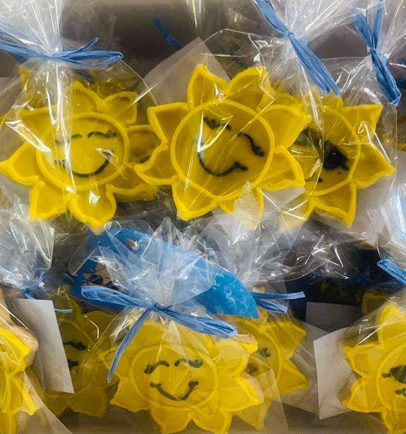 Happy Suns Birthday Cookies