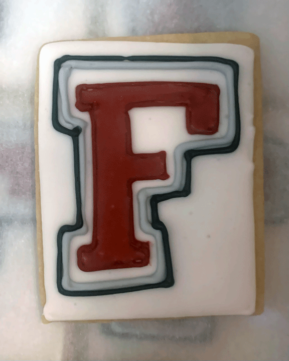 Fordham Graduation Cookies