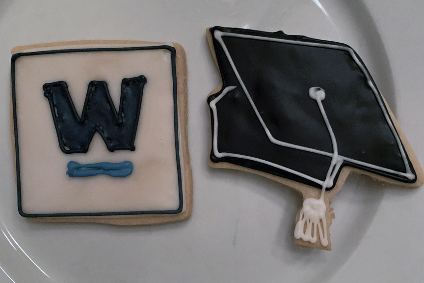 Wellington Graduation Cookies