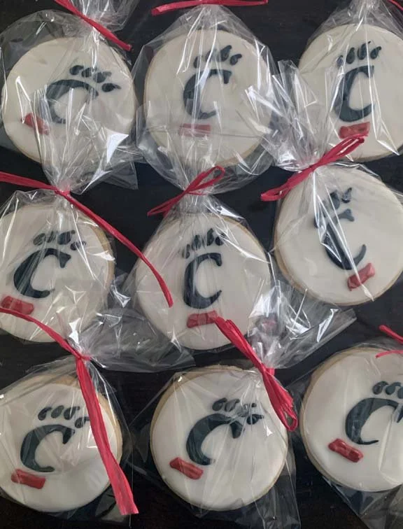 University of Cincinnati Graduation Cookies