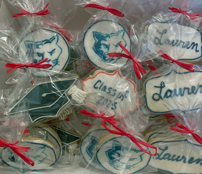 Columbus State Graduation Cookies