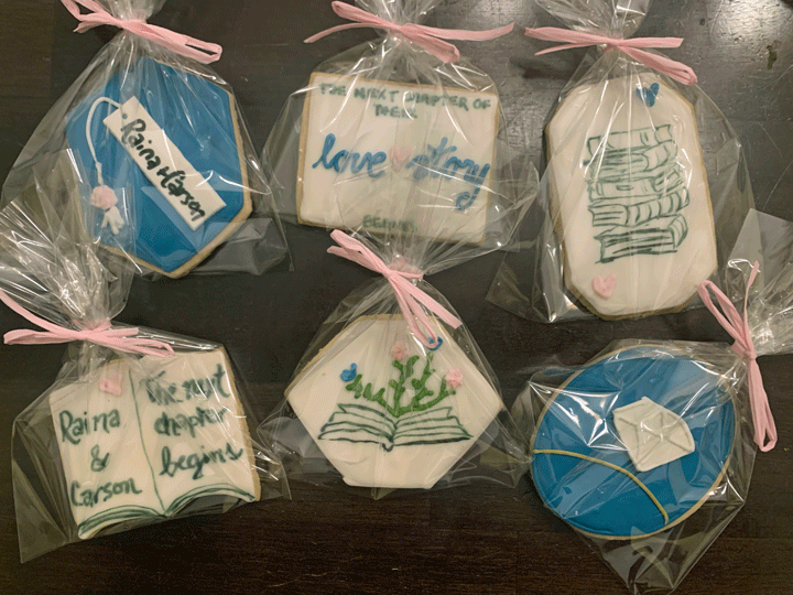 Love Story Engagement Cookies