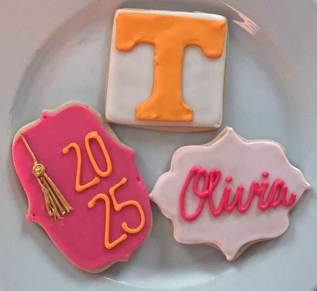 Tennesse and 2025 Graduation Cookies