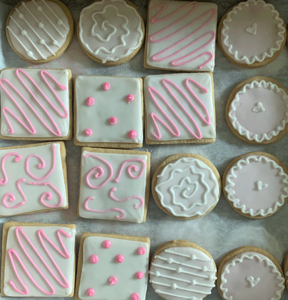 Small Shapes for a Baby Girl Shower