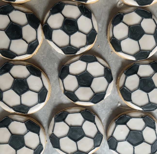Soccer Ball Cookies