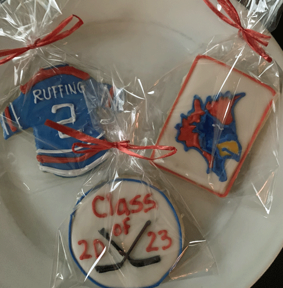 TWHS Hockey Cookies