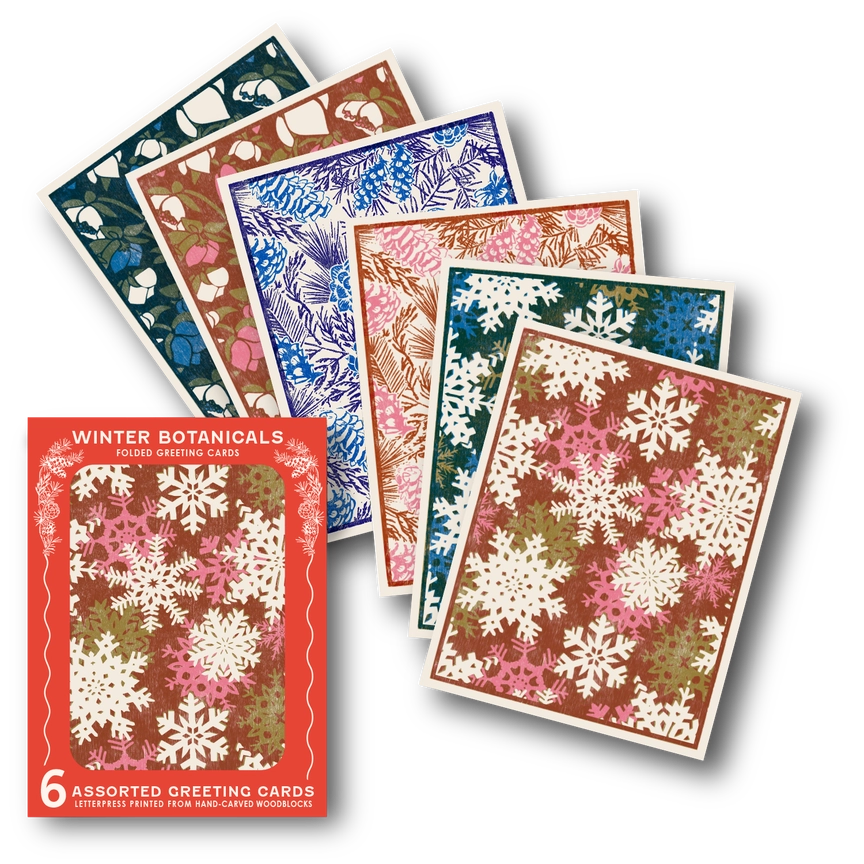 Winter Botanicals Boxed Cards by Heartell Press