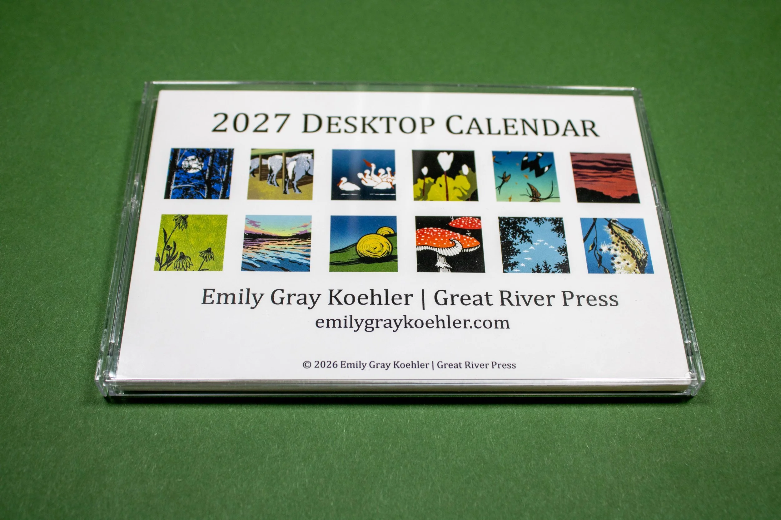 2027 Desktop Calendar by Great River Press