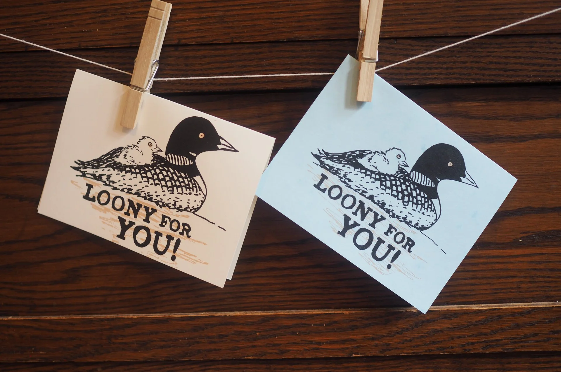 Screen Print Cards: April