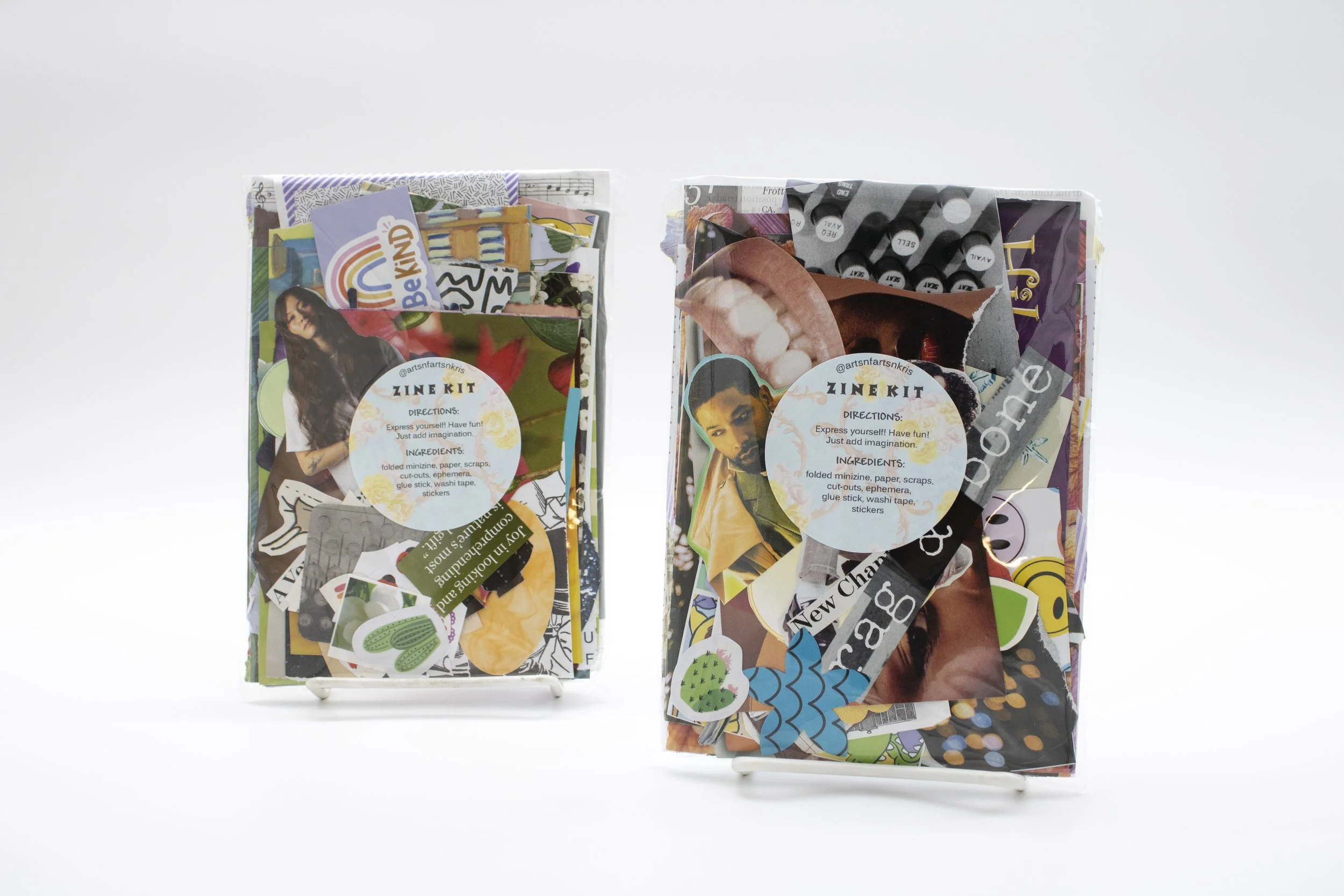 Mini Collage Zine Kit by Kris K