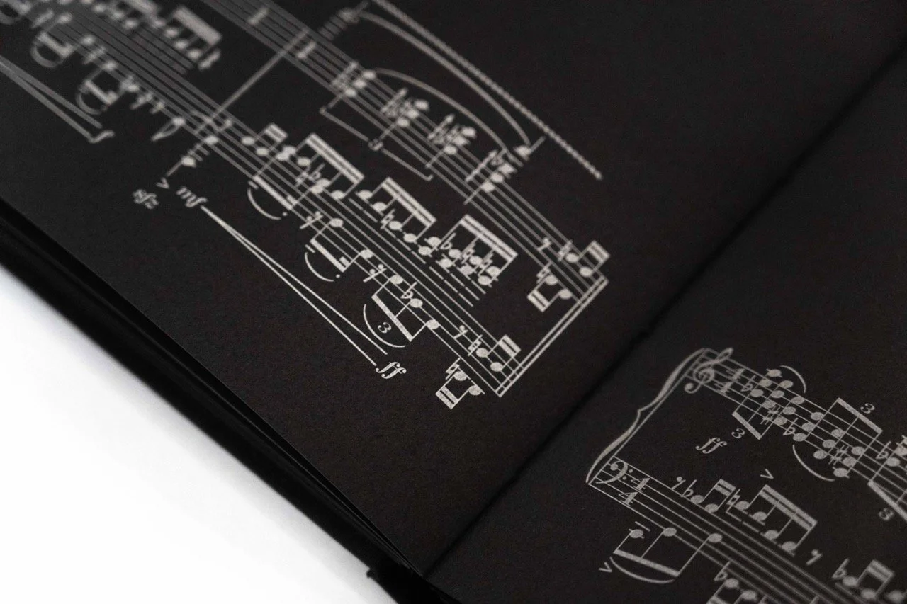 Crescendo/Diminuendo Artist's Book by Harriet Bart