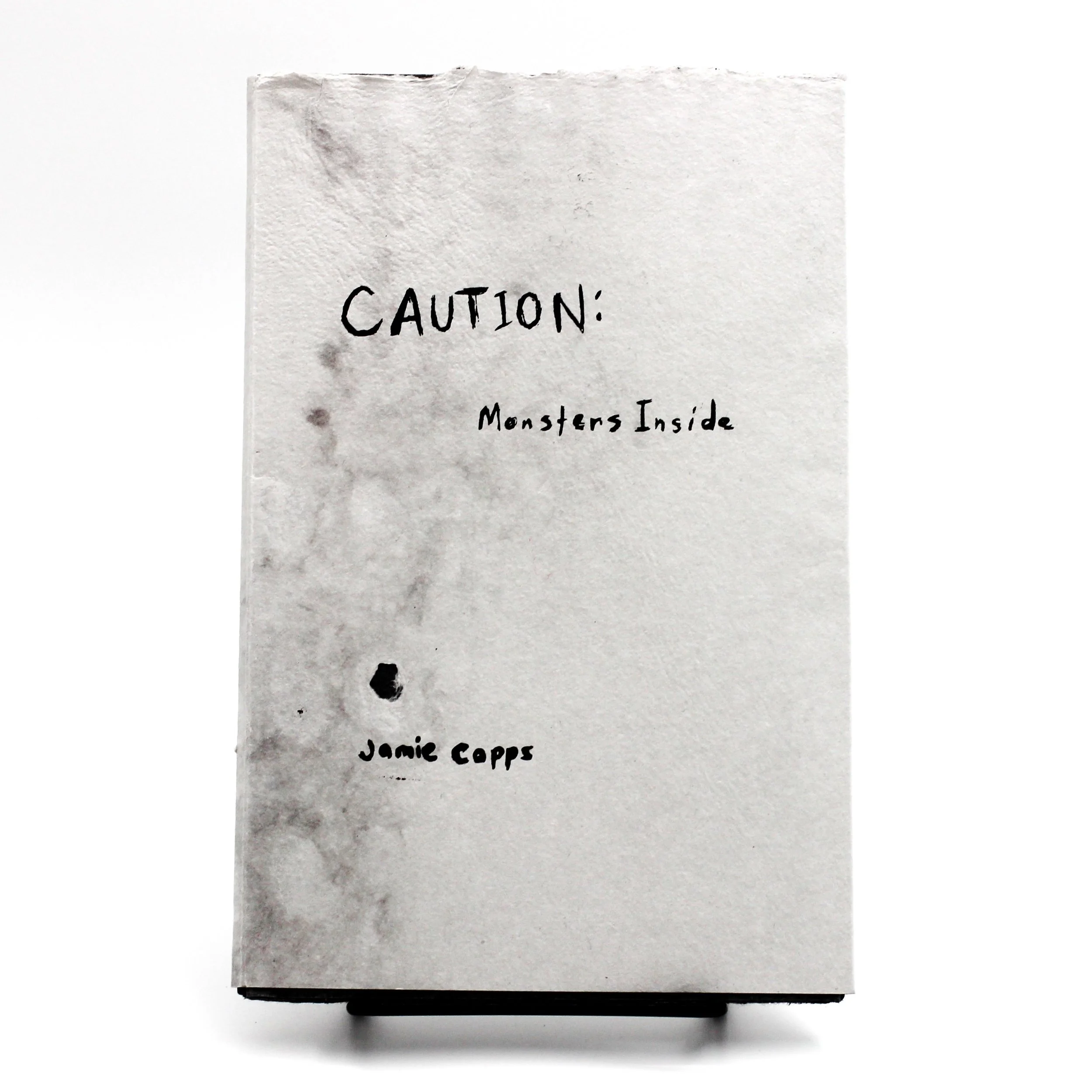 Caution: Monsters Inside Artist's Book by Jamie Capps