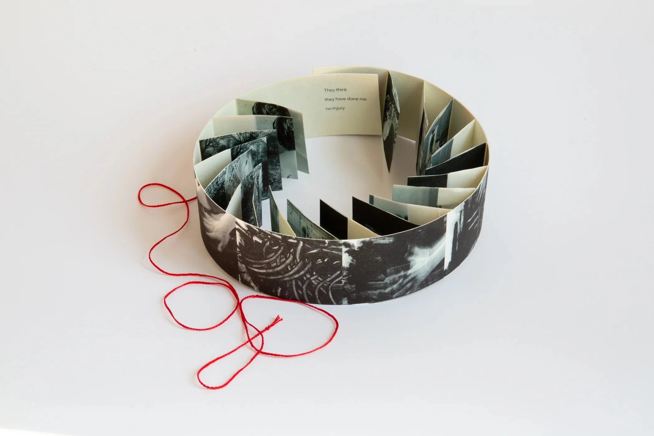 They think they have done me no injury Artist's Book by Hellen Colman