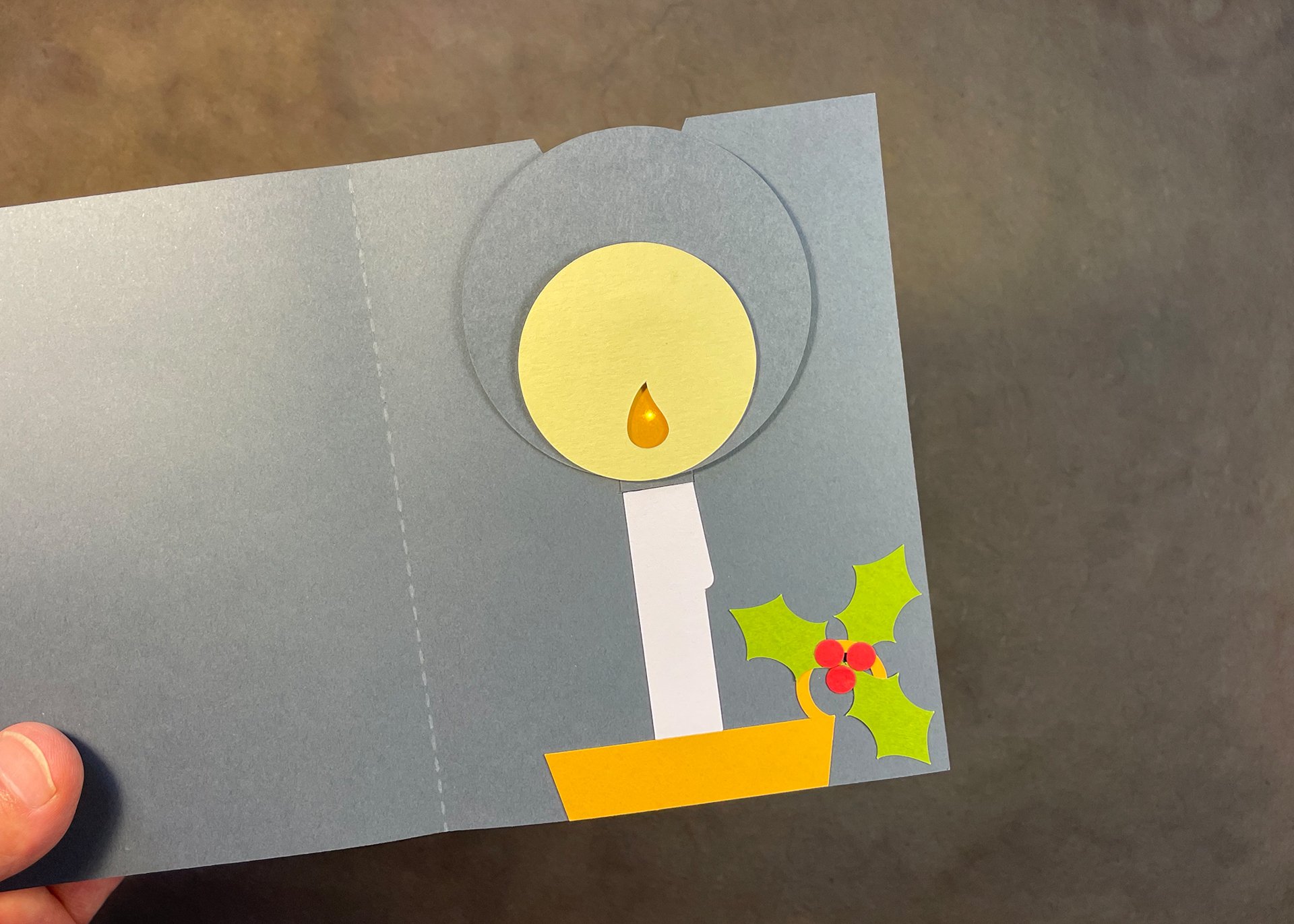 Mechanical Light-Up Holiday Candle