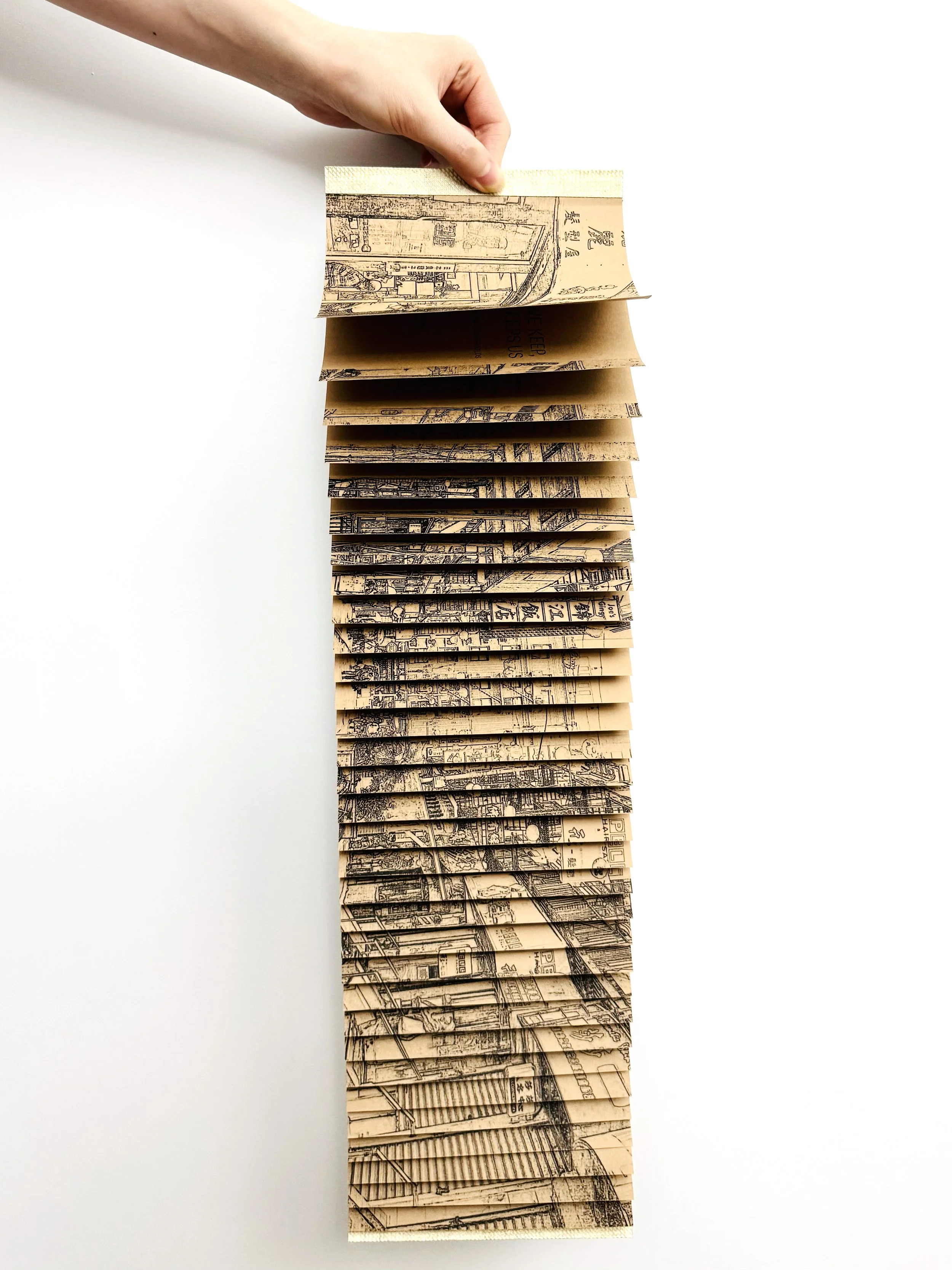 What We Keep, What Keeps Us: Chinatown, Between Thresholds Artist's Book by Yumeng Li