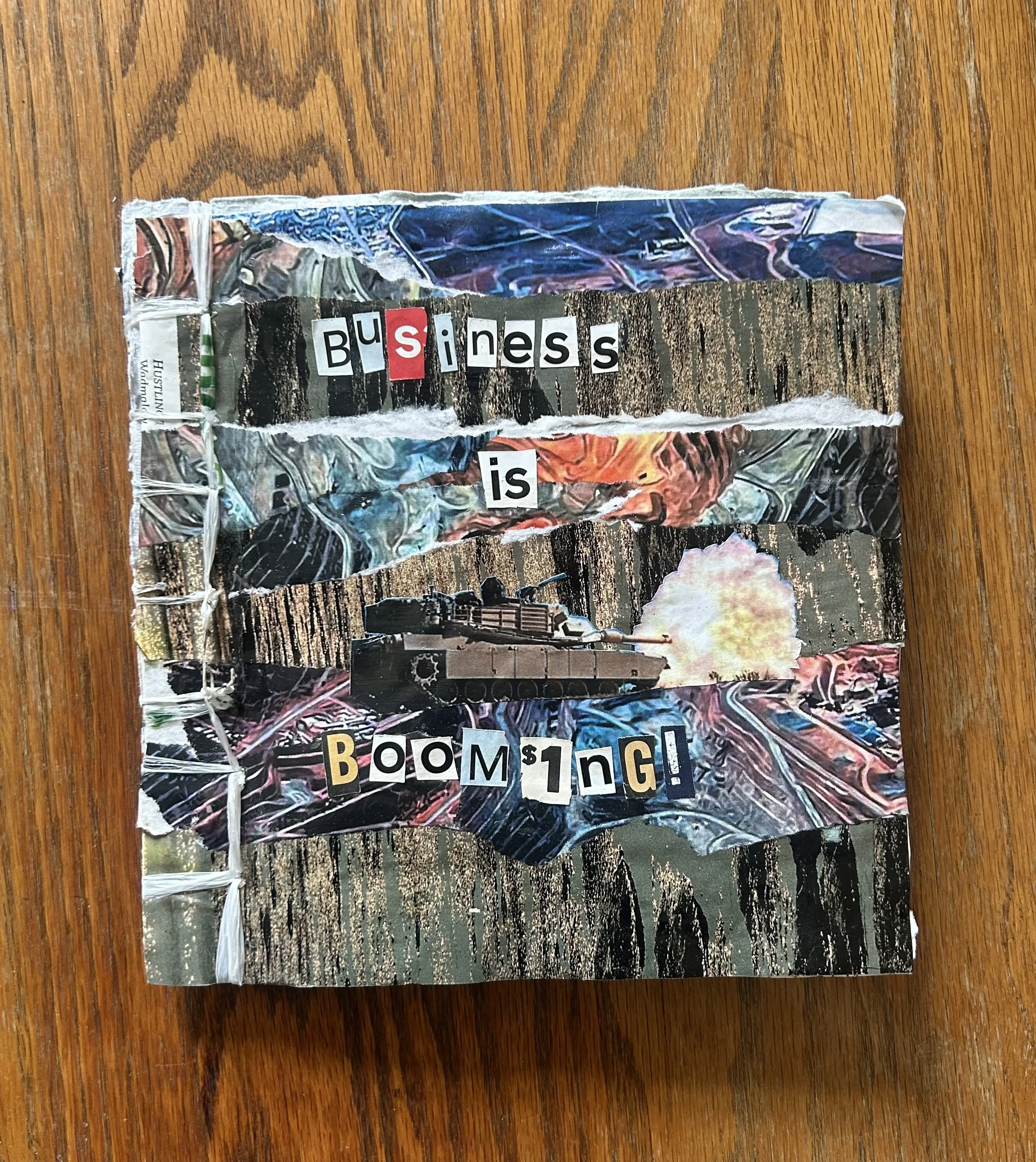 Business Is Booming! Artist's Book by Luke Mars