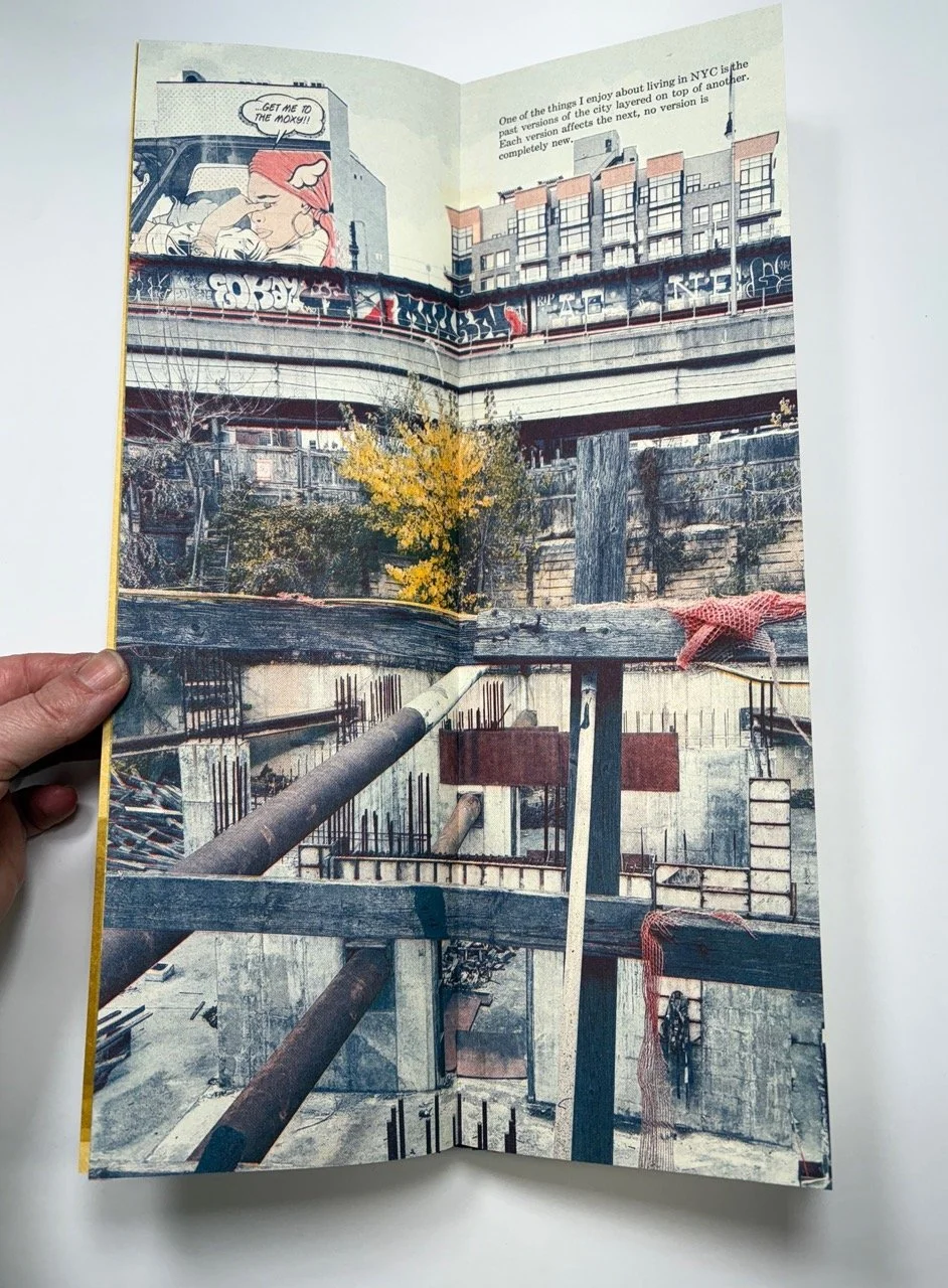 City Made of Words Artist's Book by Sarah Nicholls