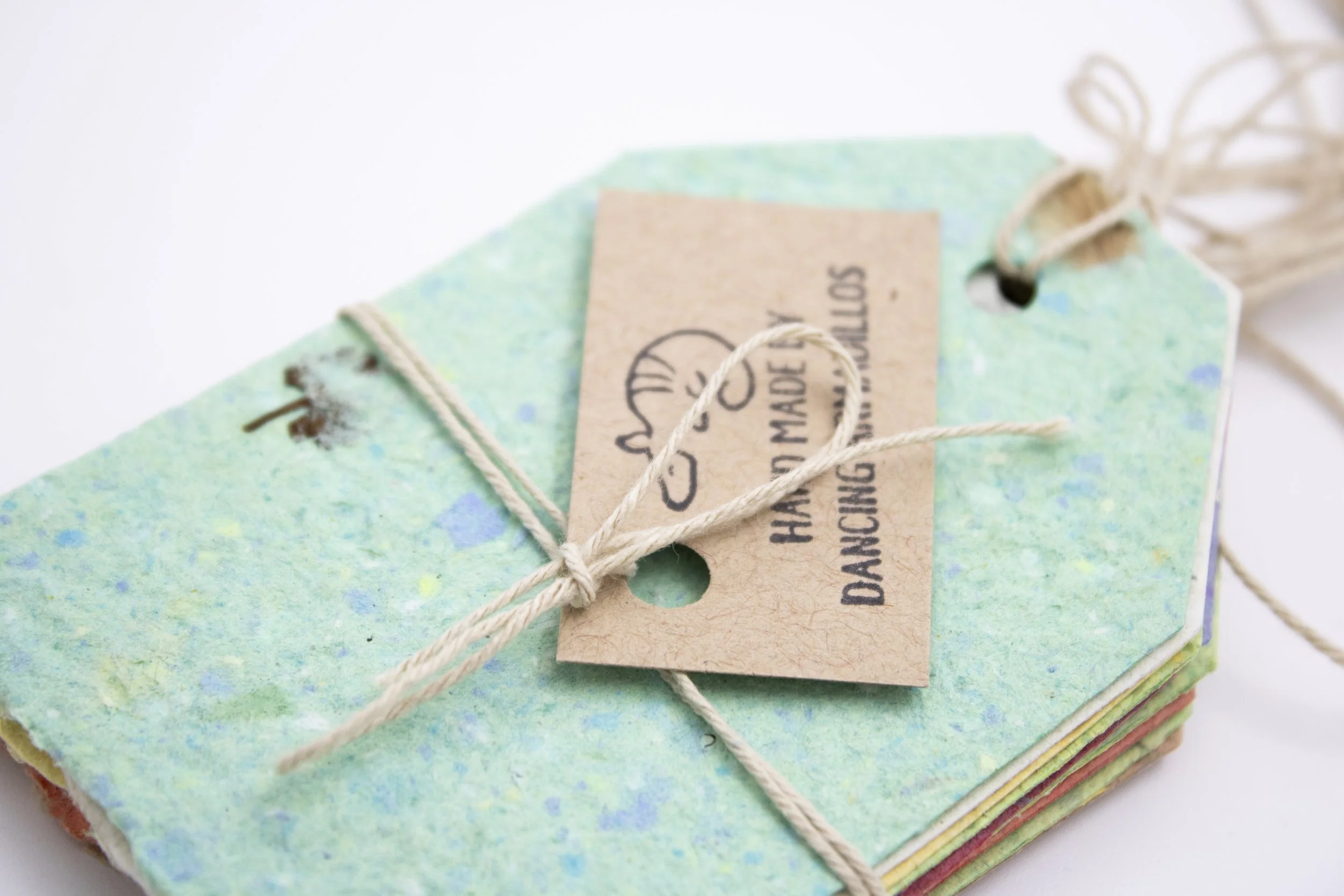 Recycled Paper Gift Tags by Julia Kuhns