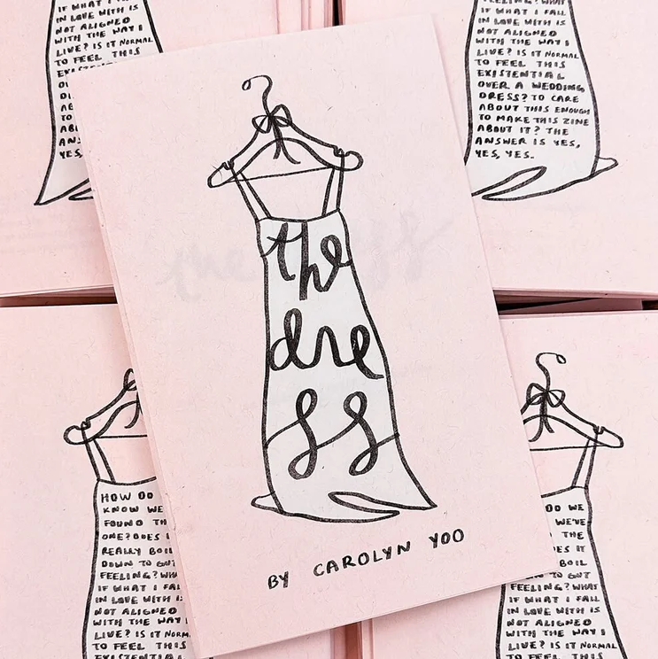 The Dress Risograph Zine by Carolyn Yoo