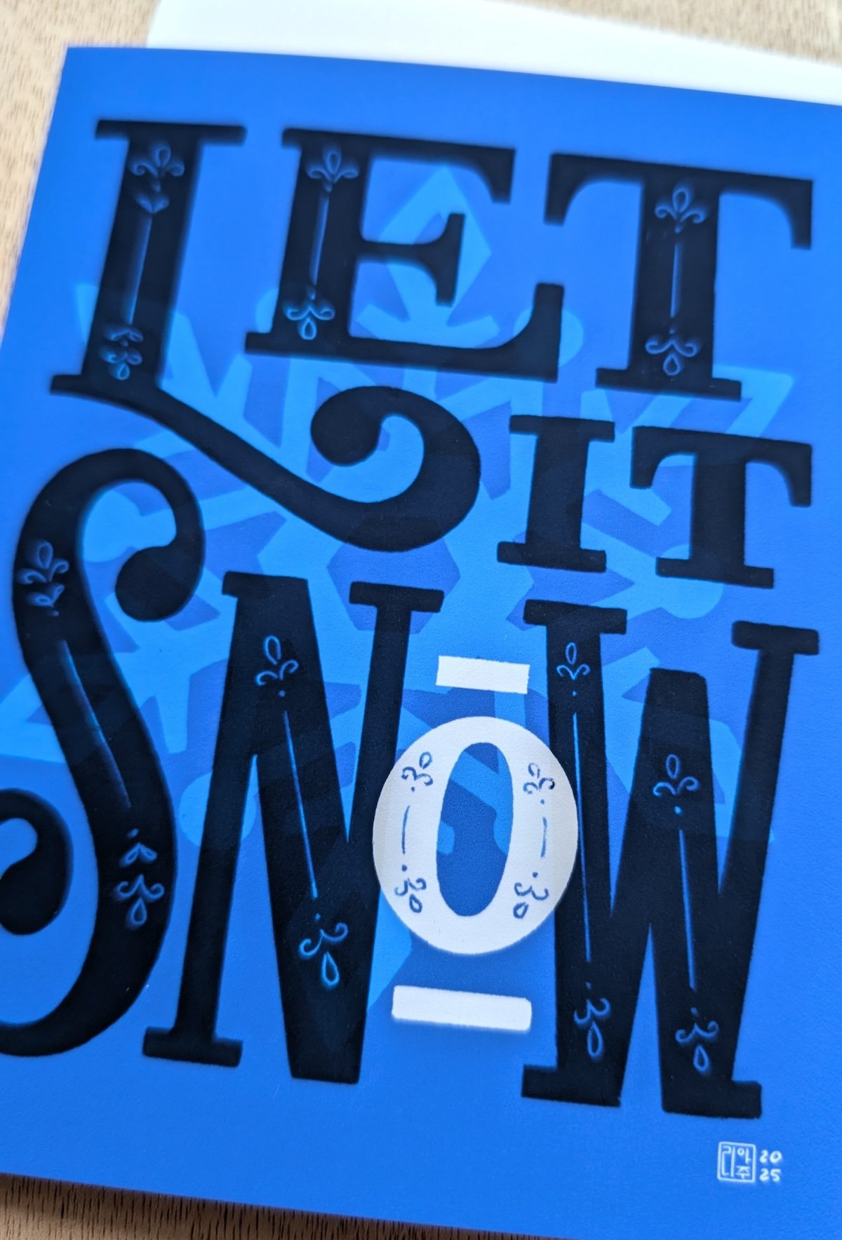 Hand-Lettering Holiday Cards