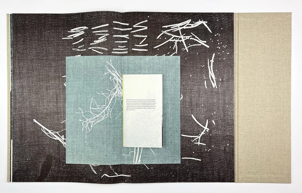 Small Patches of Land Artist's Book by Katie Baldwin & Sarah Bryant