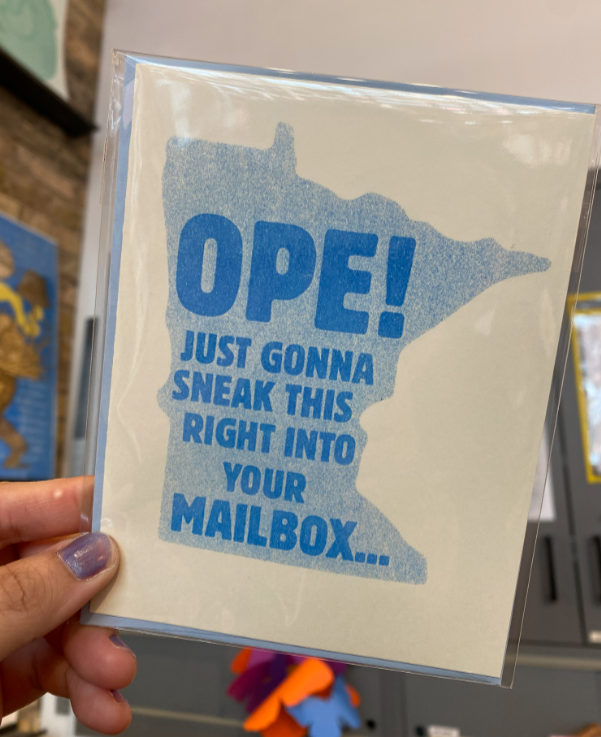 Ope, Mailbox Card by Charlie Andrés
