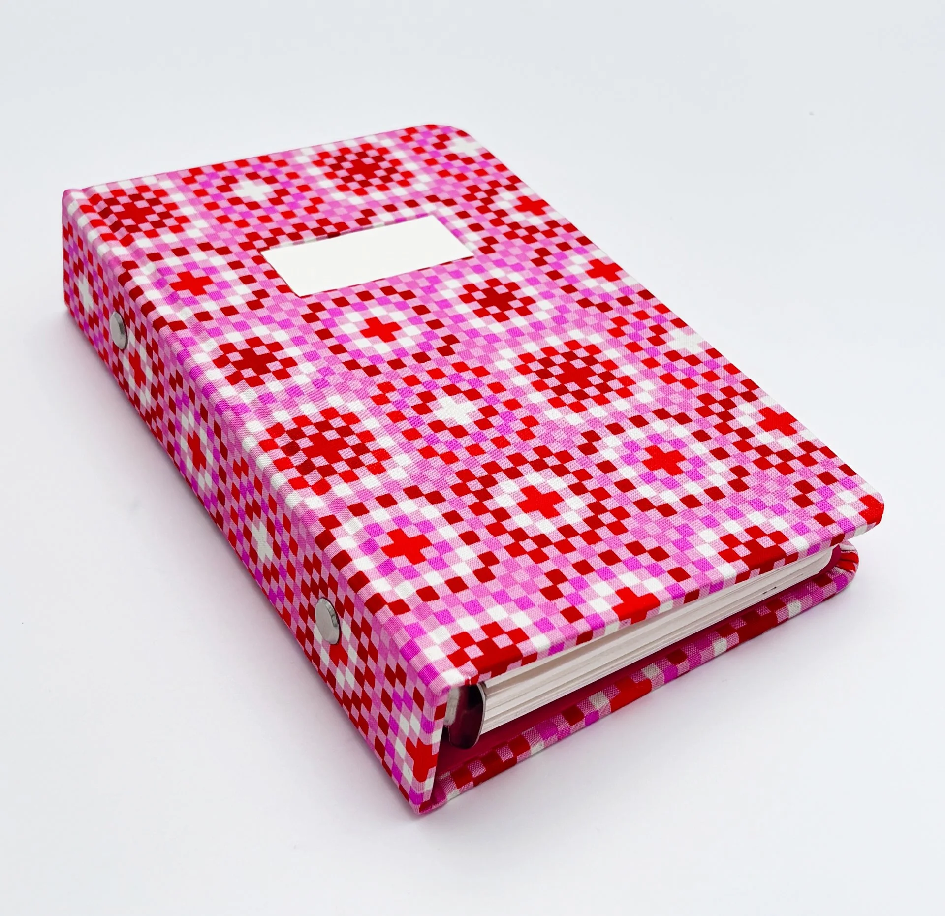Refillable Journal with Handmade Bookcloth: Morning
