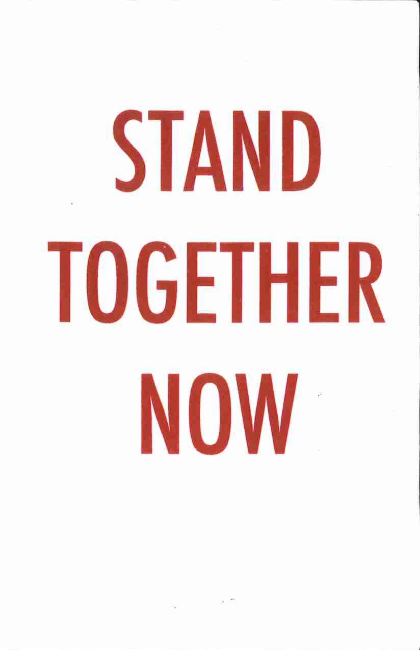Stand Together Now Zine by Dawn K. Wing
