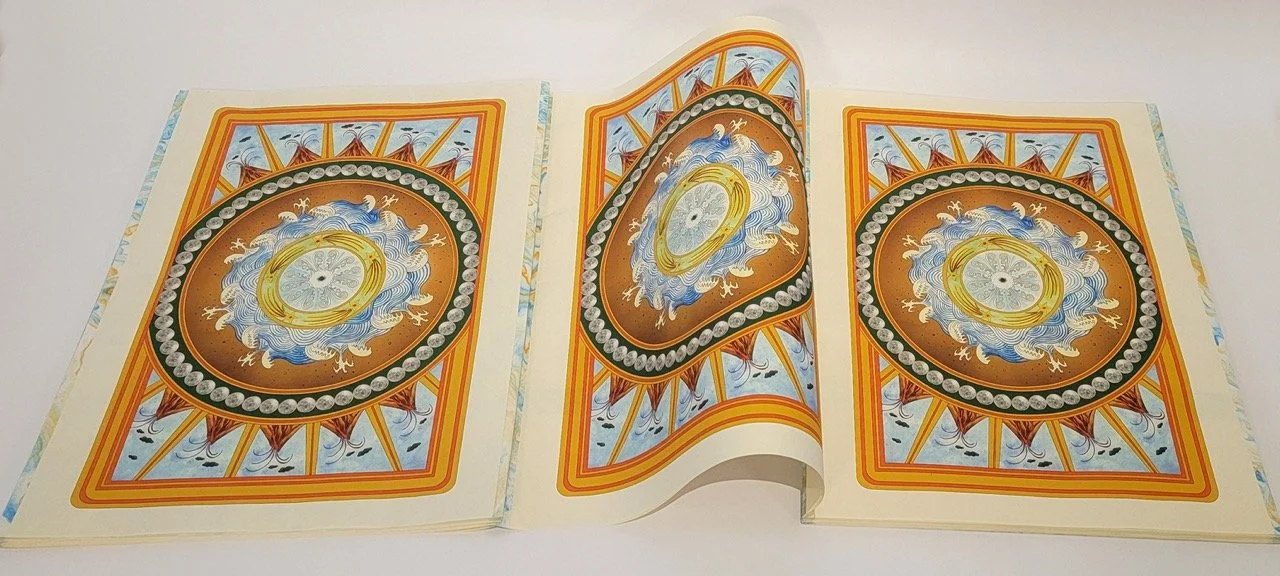 Ostracod Rising Artist's Book by Gail Wight