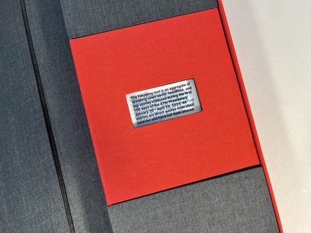 Palpable Mass Artist's Book by Anne Covell
