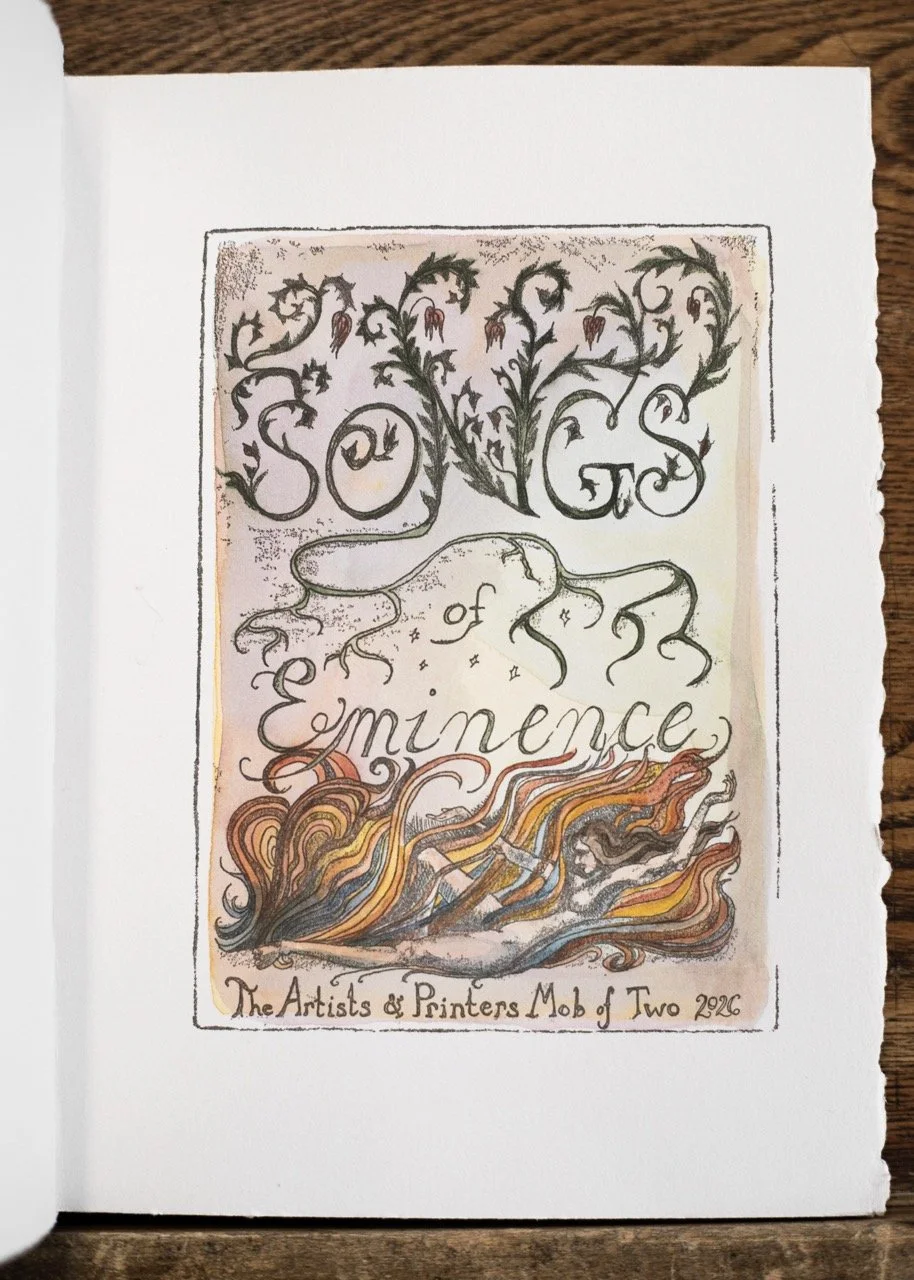Songs of Eminence Artist's Book by MOB of TWO