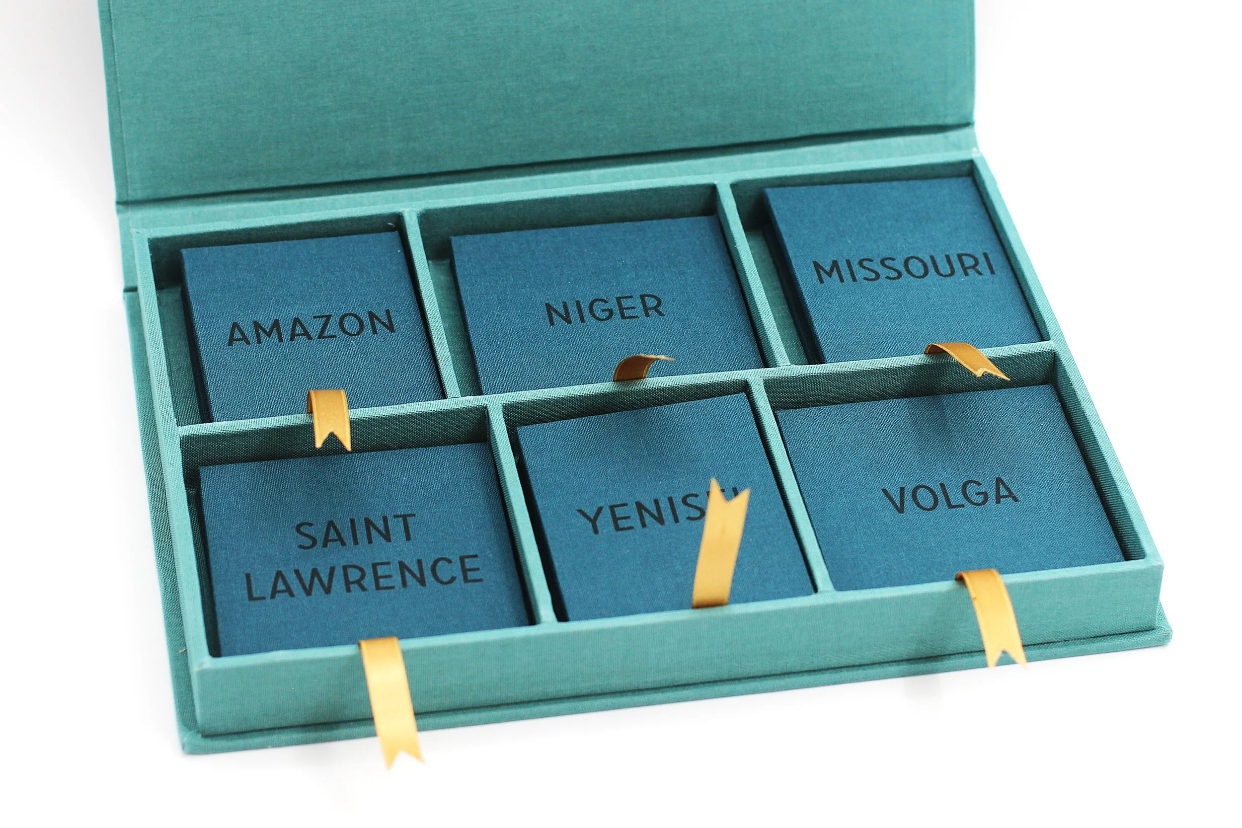 a comparative overview of rivers Artist's Book by Iris Grimm