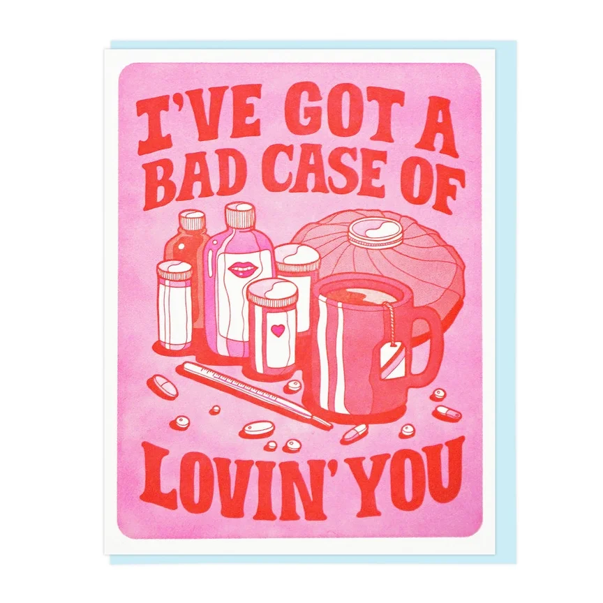 Bad Case of Lovin' You Card by Lucky Horse Press