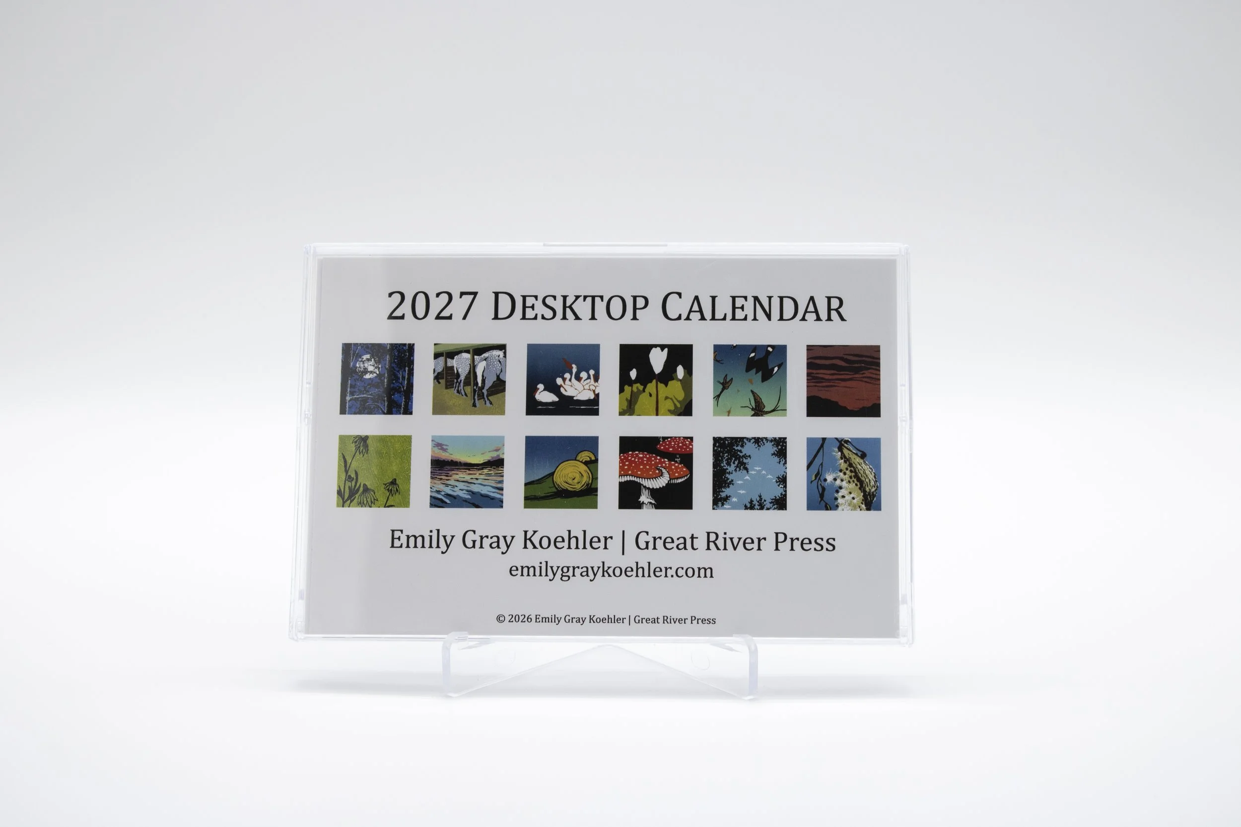 2027 Desktop Calendar by Great River Press
