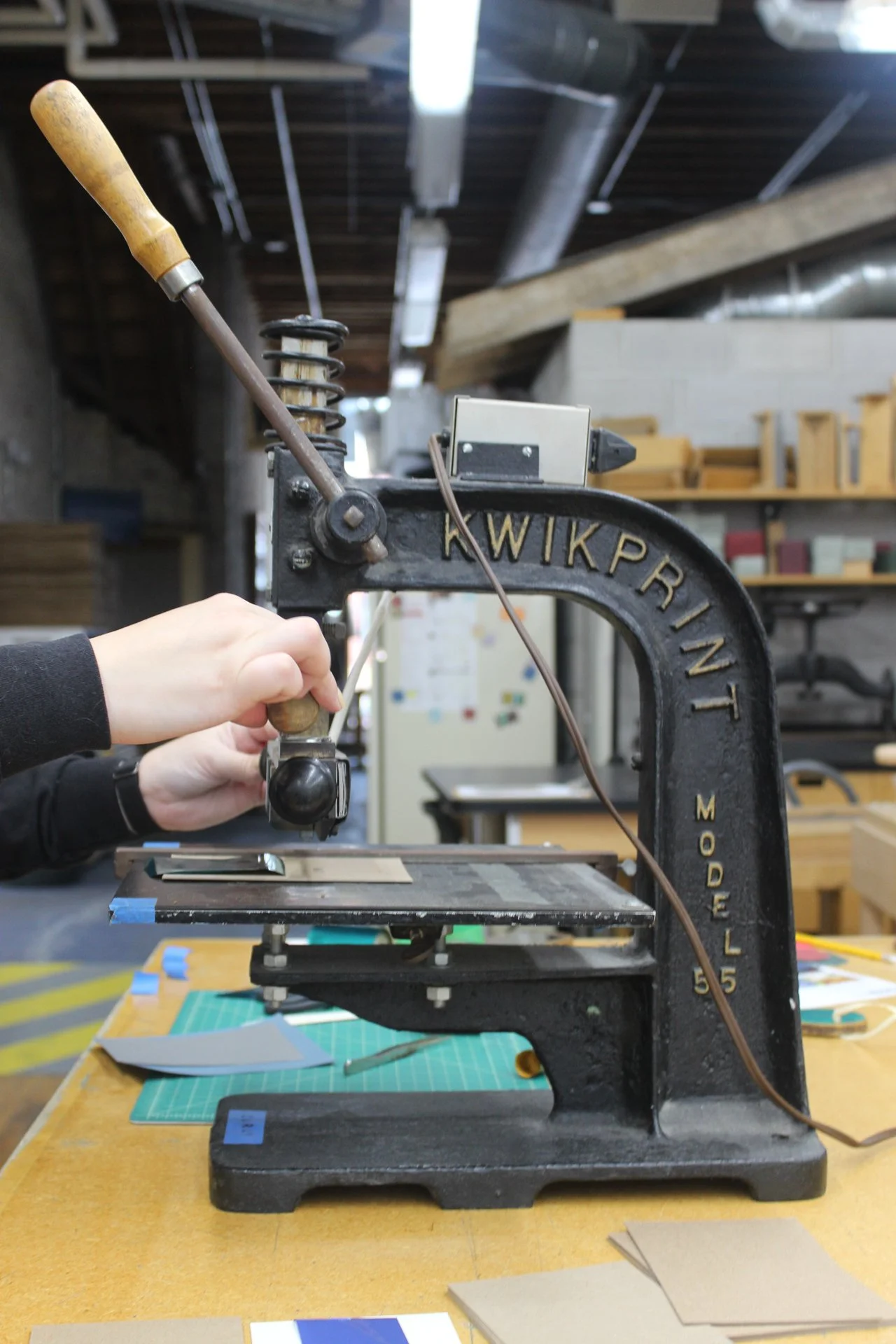 Hot Foil Stamping on Kwikprint Machines