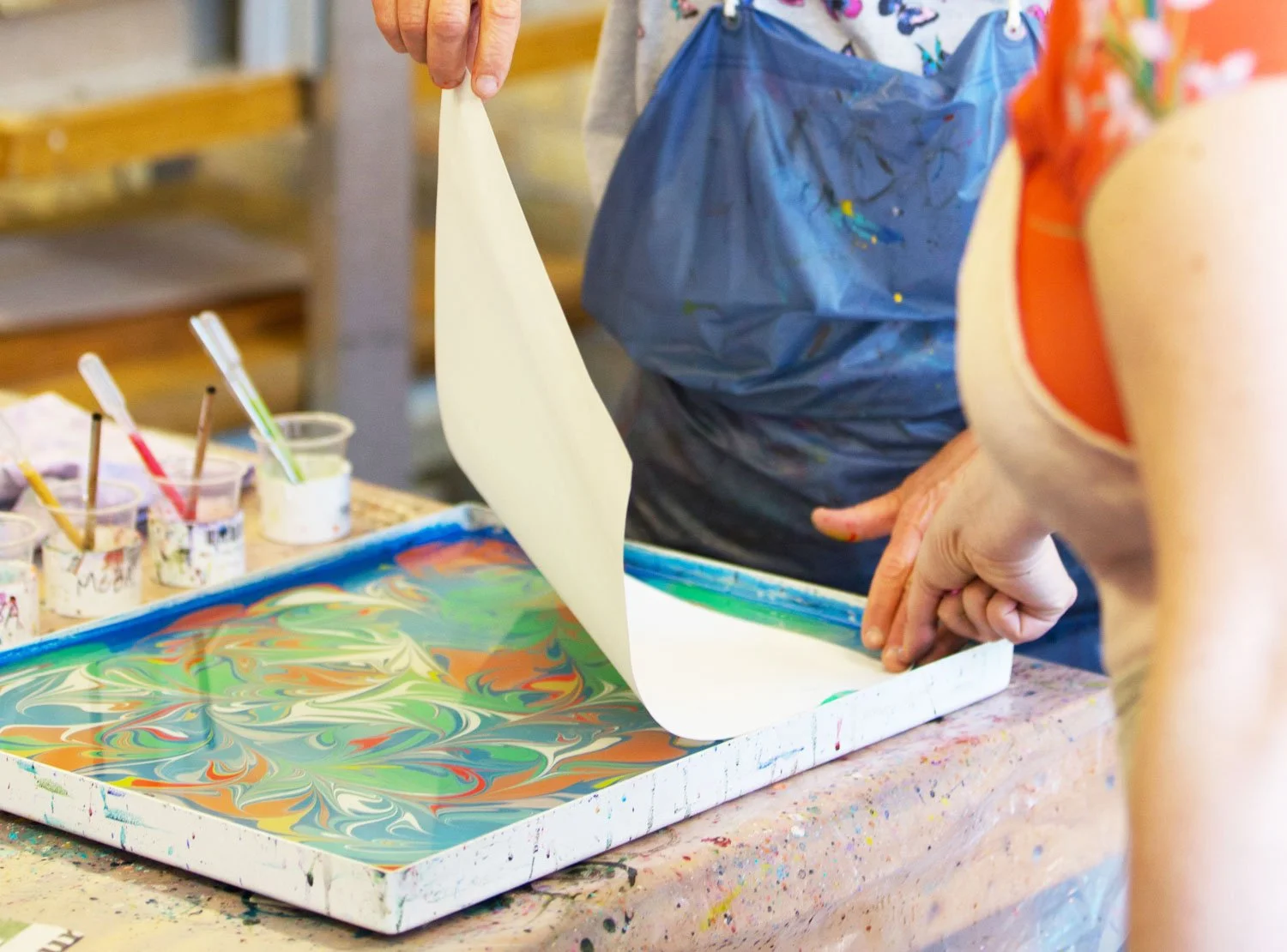 Introduction to Marbling: December