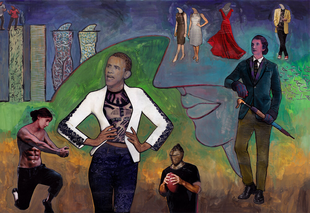 Gender Scrambling 768: Woolf, Obama, Sanger
2012
Image Size: 11.5" × 17" Paper Size: 13" x 19"
Limited Edition Fine Art Print