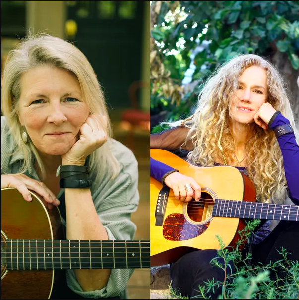 Laurelyn Dossett and Bet Williams at Pine Grove Hall