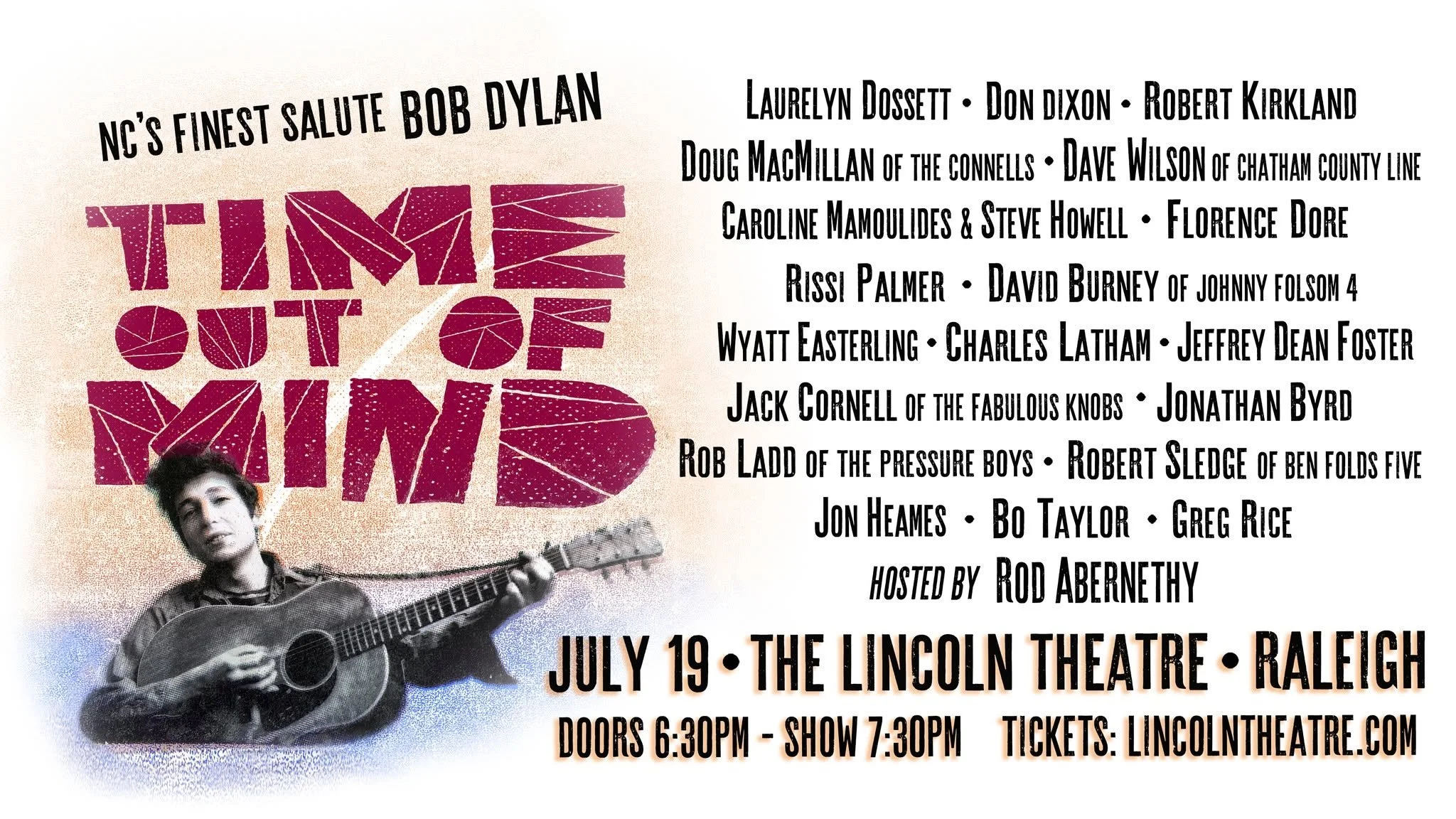 Time Out Of Mind: Bob Dylan Tribute Concert