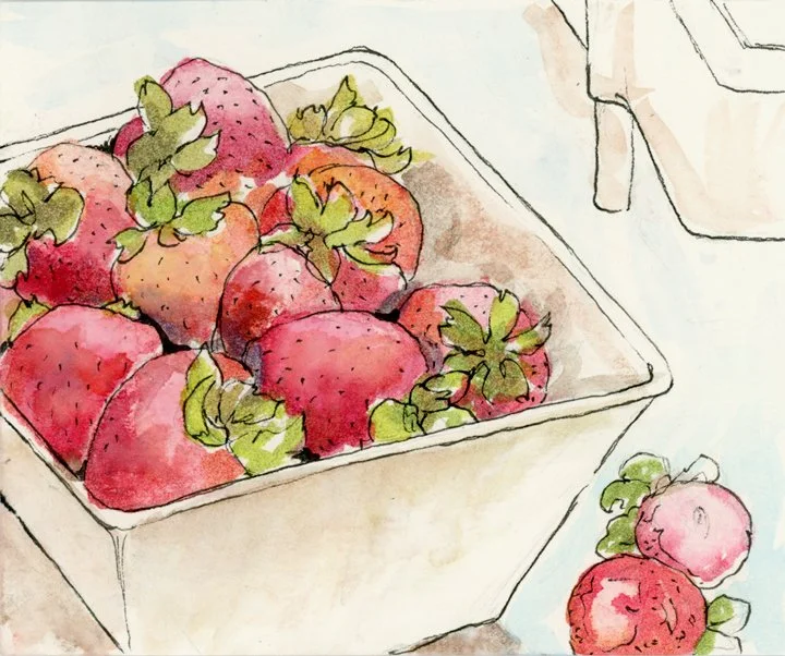 Adding Ink to Watercolor