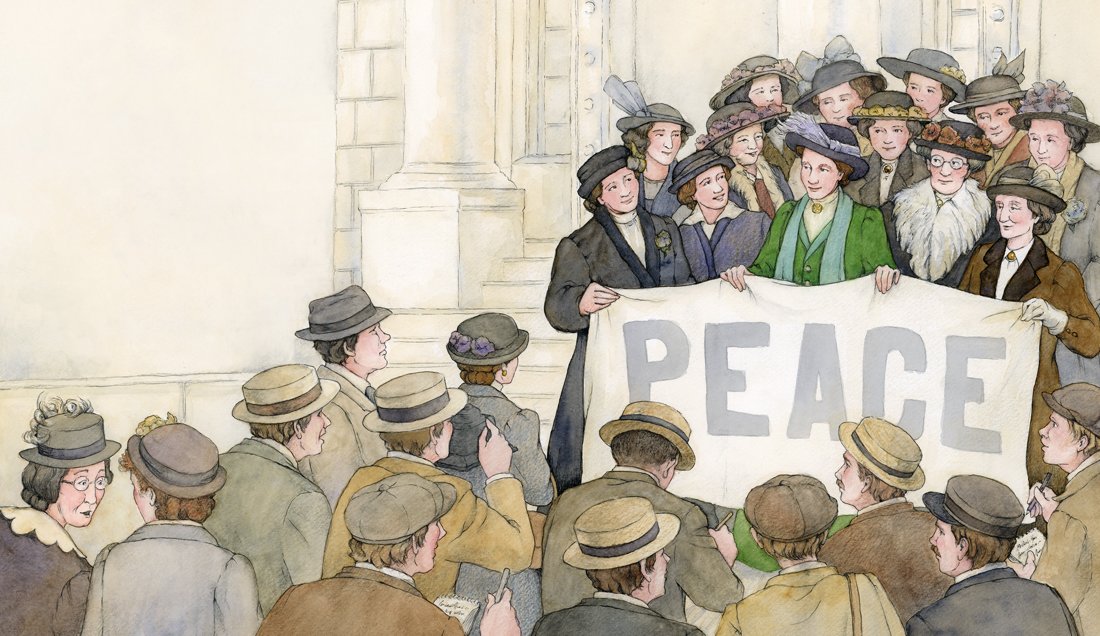 the International Congress of Women needed a brave leader. They needed Jane.