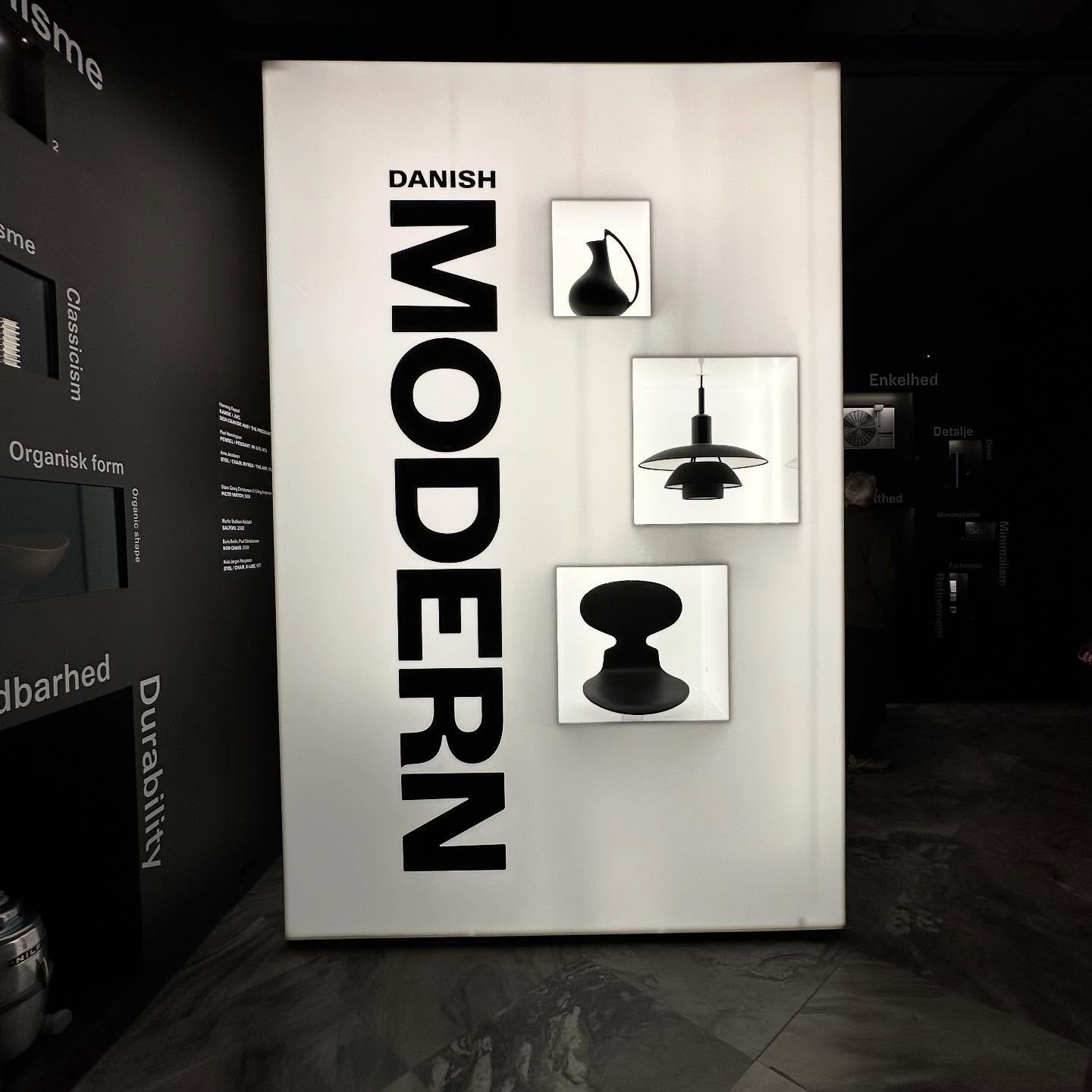 Principles of Danish modern design exhibited. Guides to live by. #humanism #simplicity #refinement #socialawareness #durability #functionalism #minimalism