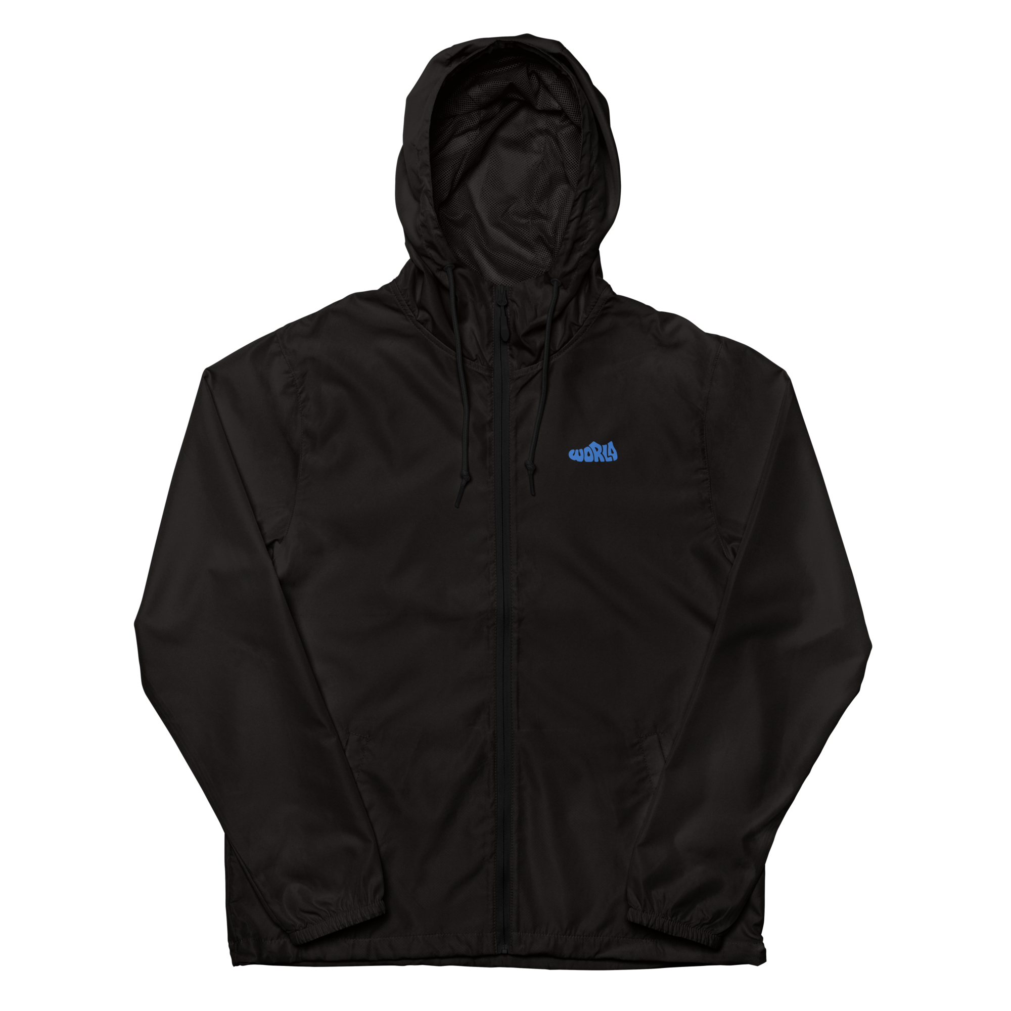 unisex-lightweight-zip-up-windbreaker-black-front-66cc98a6d2959.png