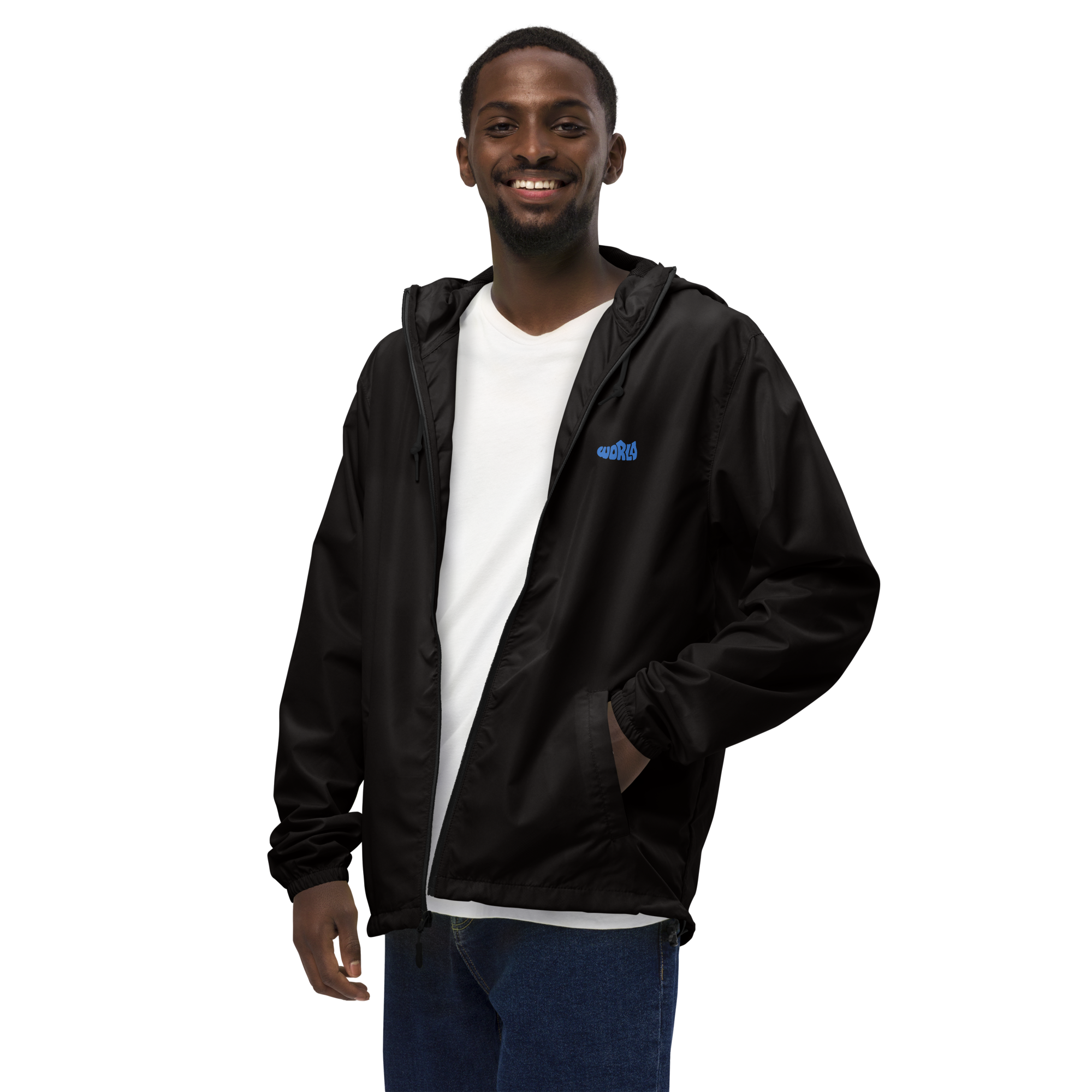 unisex-lightweight-zip-up-windbreaker-black-left-front-2-66cc98a6d56d6.png