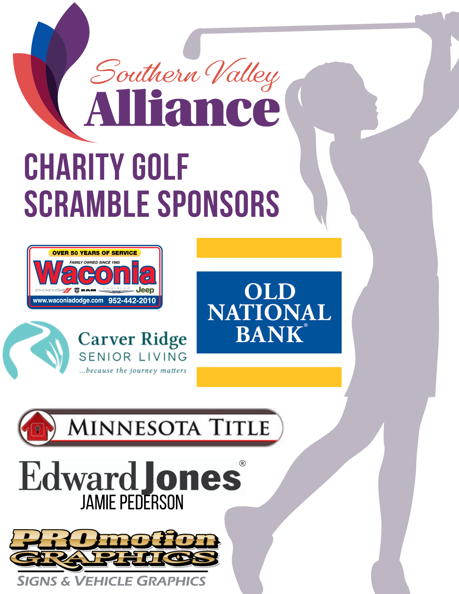THANK YOU to our Charity Golf Scramble Sponsors!