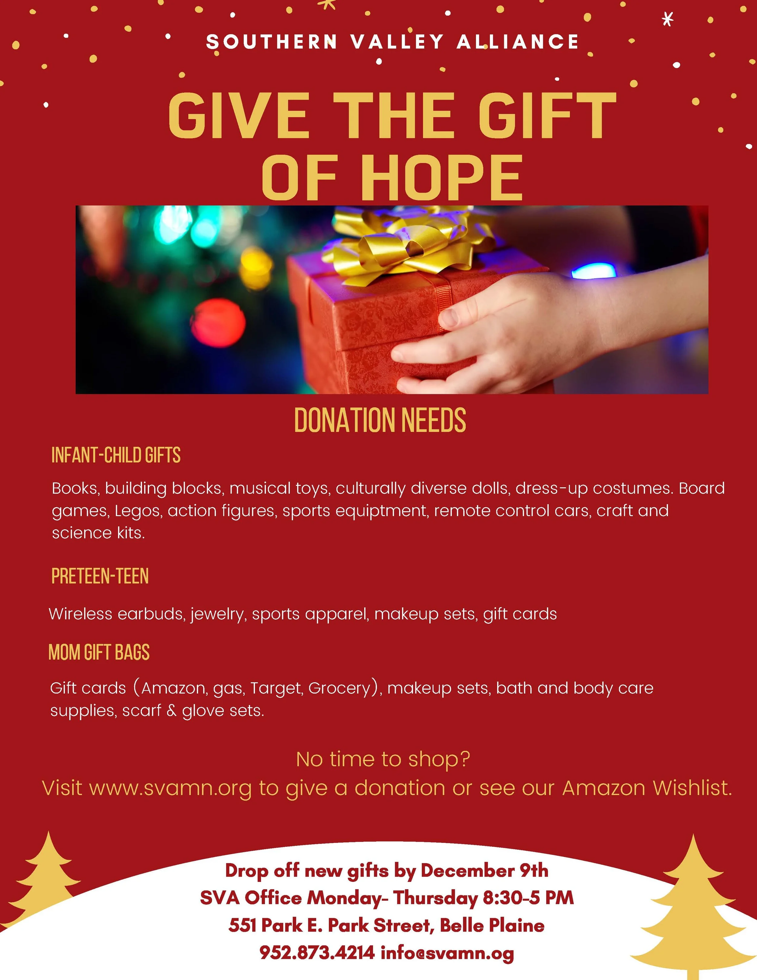 Gifts of Hope needs your donations!