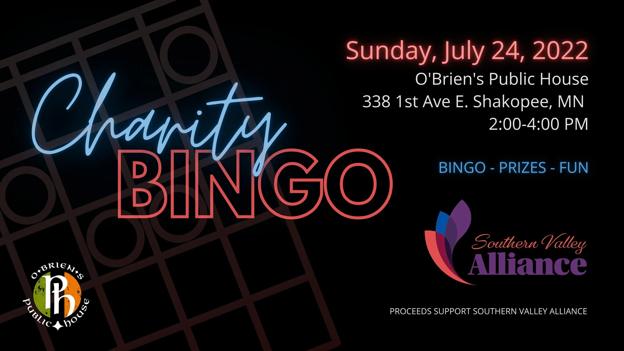 Charity Bingo for SVA @ O'Brien's