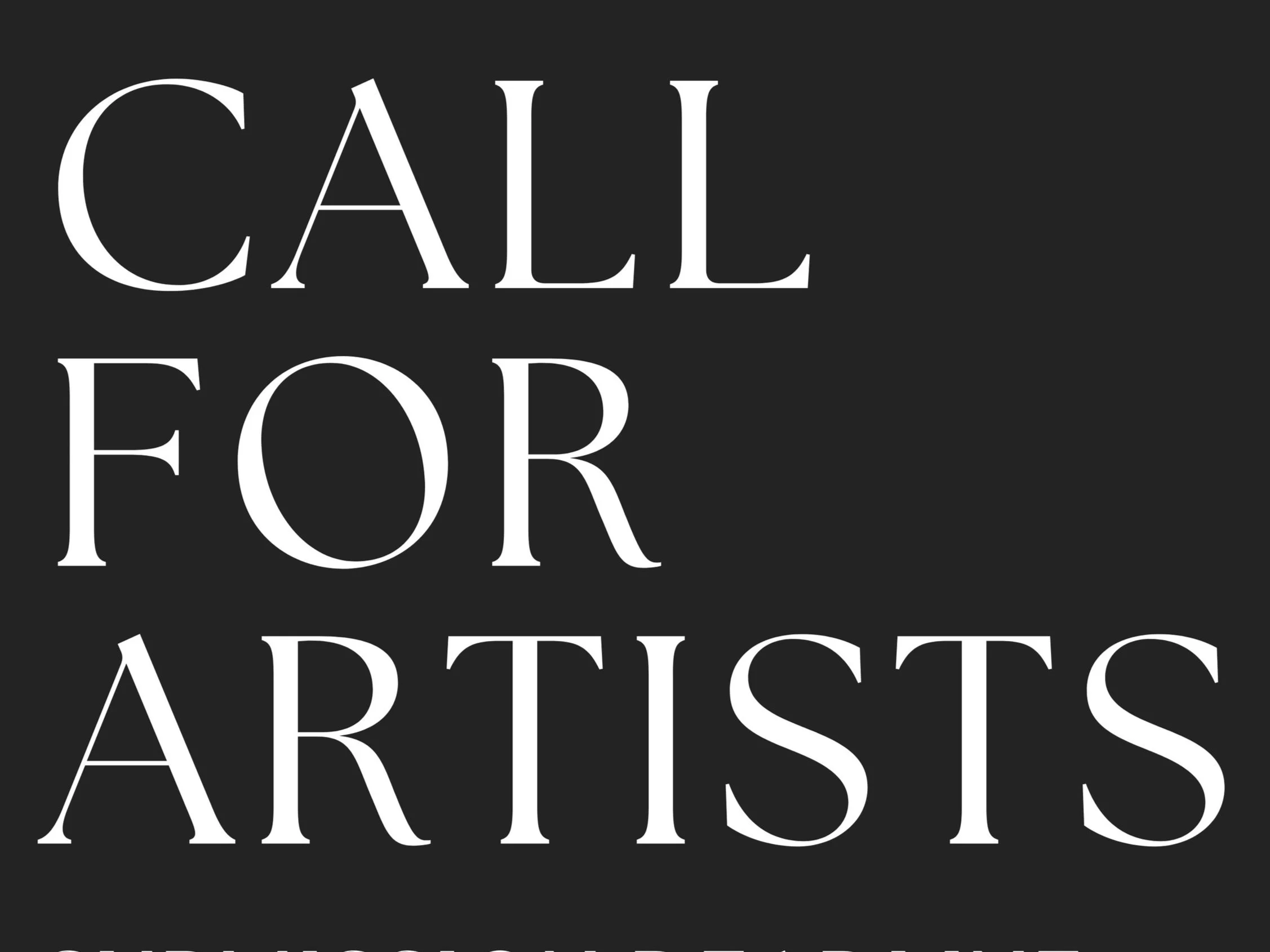CALL FOR ARTISTS